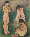 Música Sketch desnudo abstracto fauvismo Henri Matisse